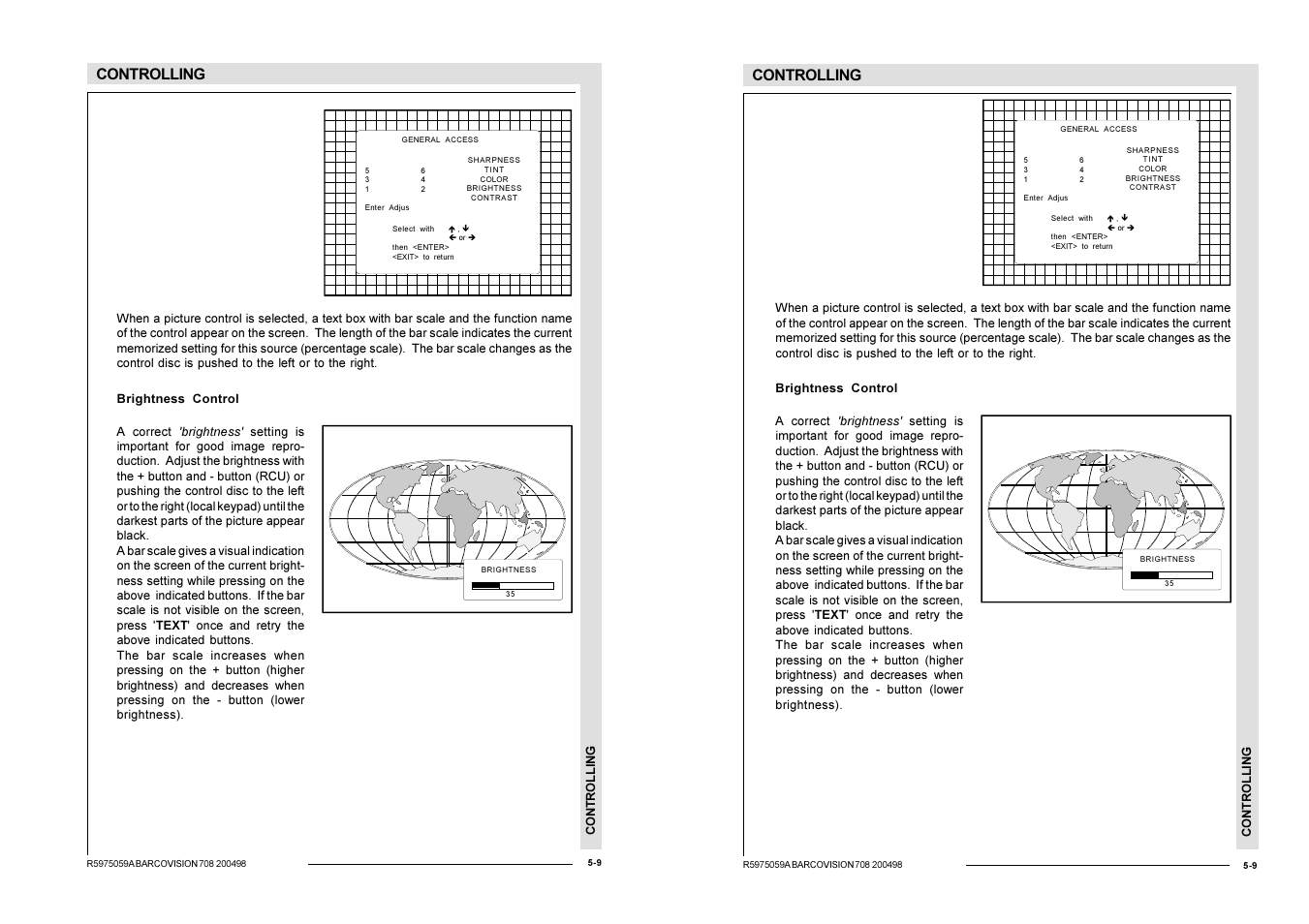 Controlling | Barco R9002328 User Manual | Page 44 / 153