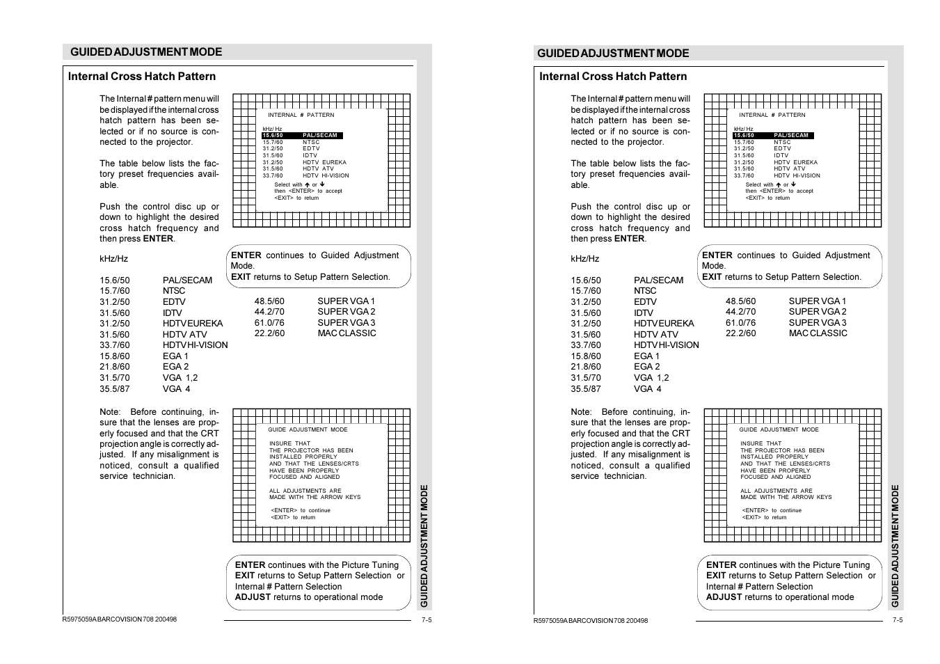 Barco R9002328 User Manual | Page 58 / 153