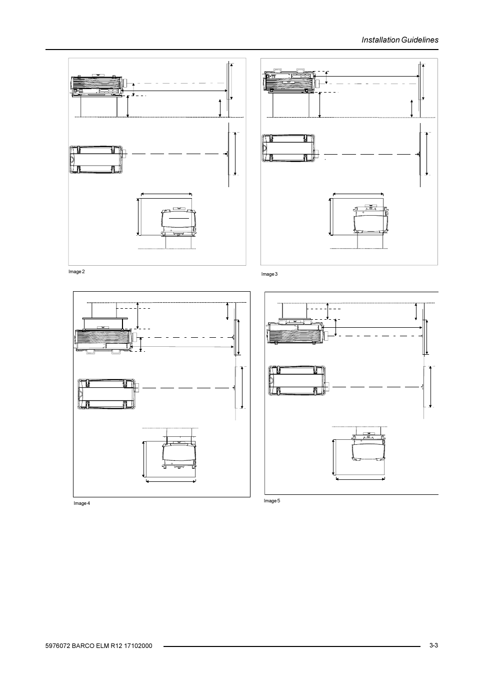 Installation guidelines | Barco R9001490 User Manual | Page 17 / 93