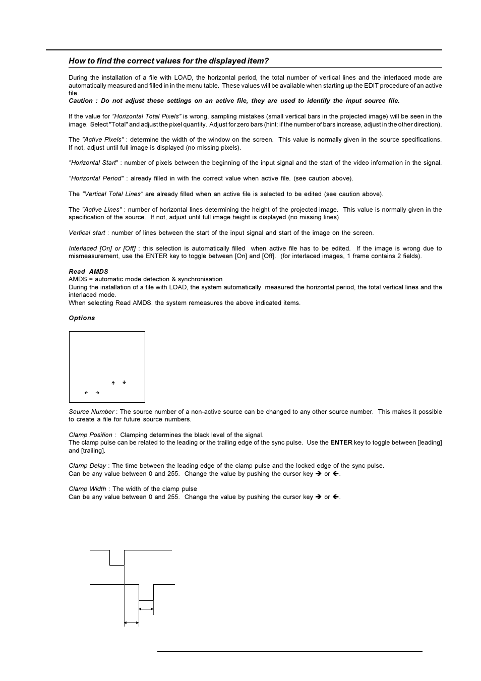 Random access adjustment mode | Barco R9001490 User Manual | Page 58 / 93