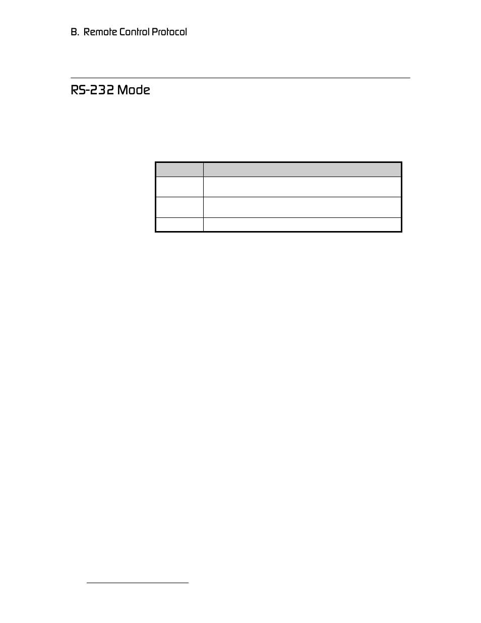 Rs-232 mode, Opjopo=jççé, K==oéãçíé=`зенкзд=mêçíçåçä | Barco MatrixPRO HD/SD-SDI User Manual | Page 72 / 90