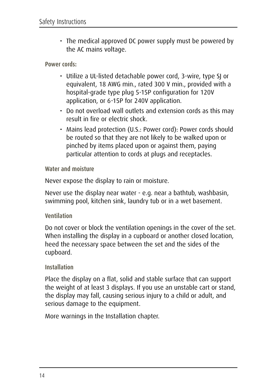 Barco Coronis Fusion MDCC 6130 User Manual | Page 14 / 80