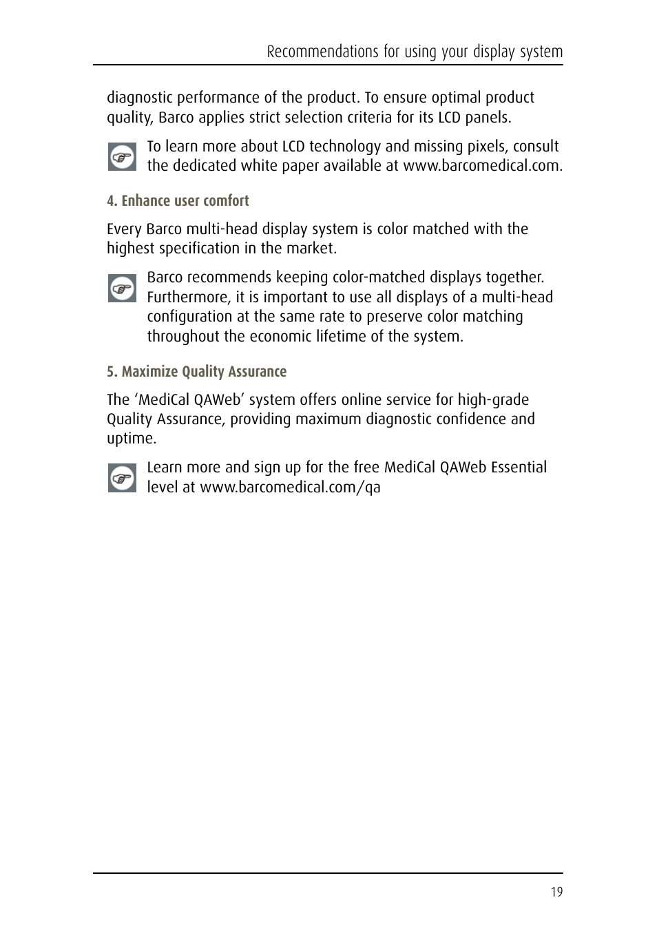 Barco Coronis Fusion MDCC 6130 User Manual | Page 19 / 80