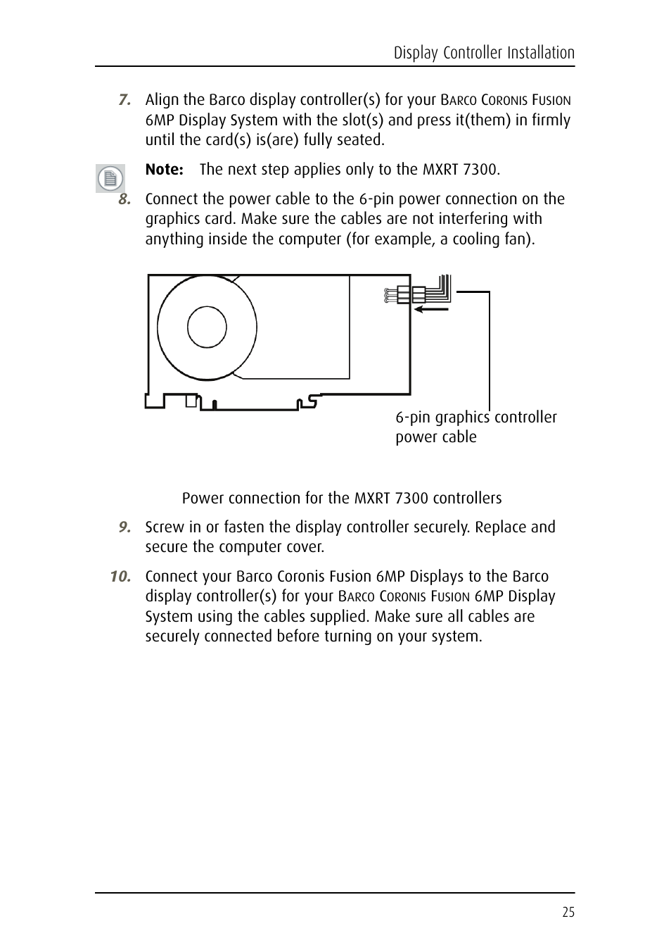 Barco Coronis Fusion MDCC 6130 User Manual | Page 25 / 80