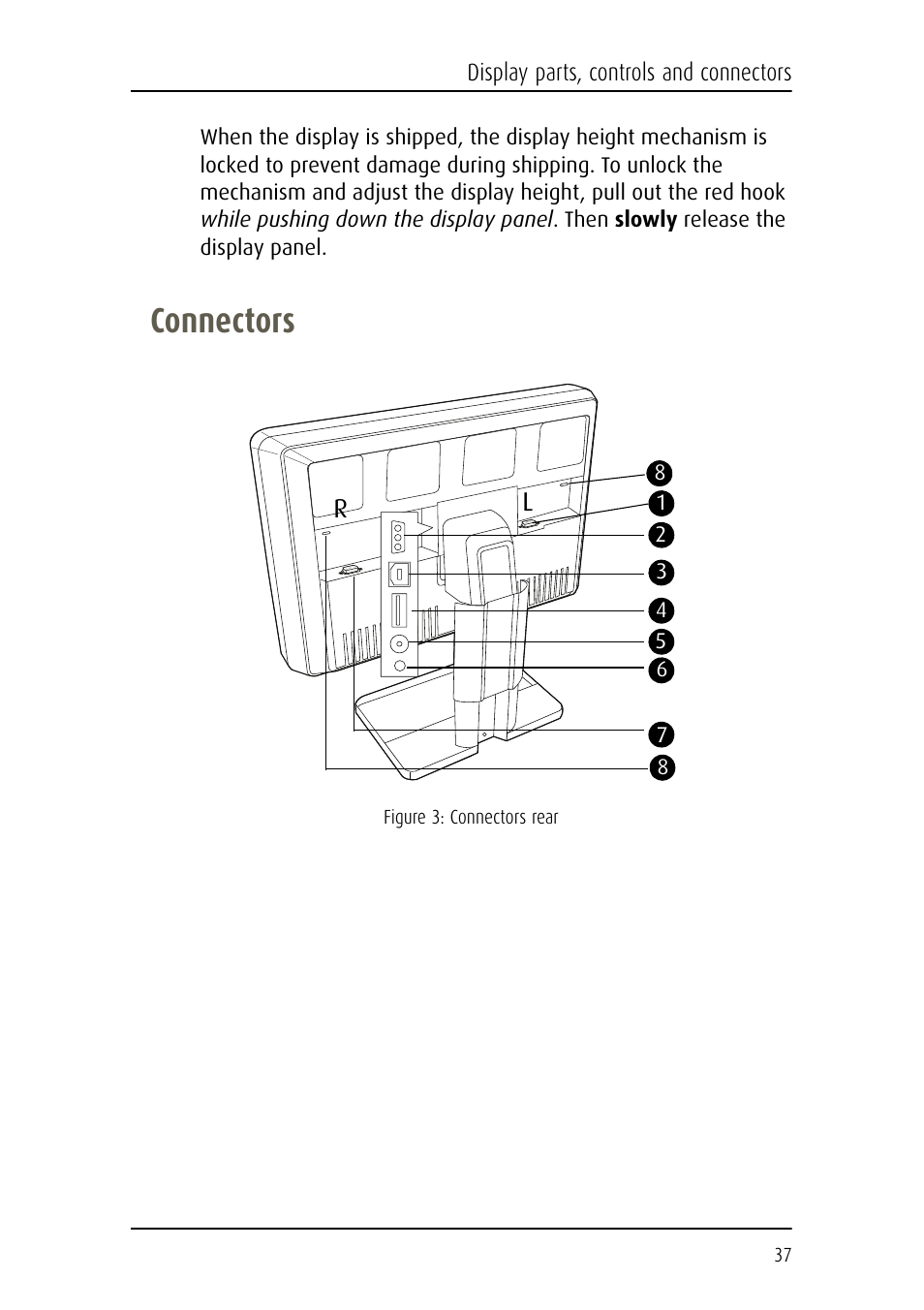 Connectors | Barco Coronis Fusion MDCC 6130 User Manual | Page 37 / 80