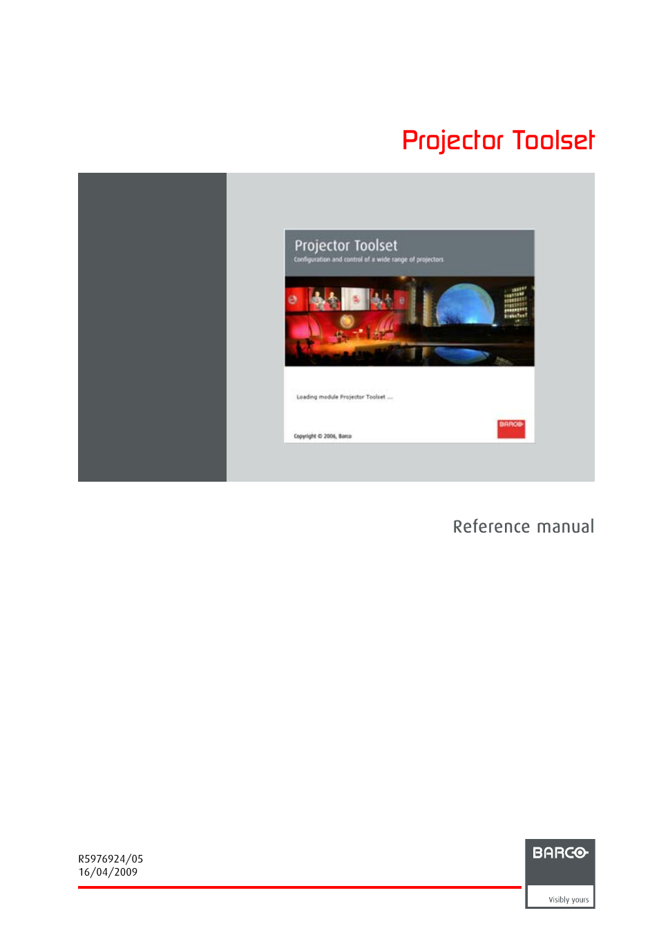 Barco R5976924 User Manual | 245 pages