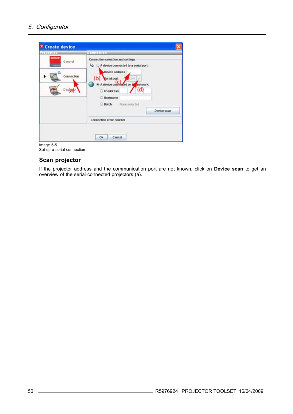 Configurator | Barco R5976924 User Manual | Page 54 / 245