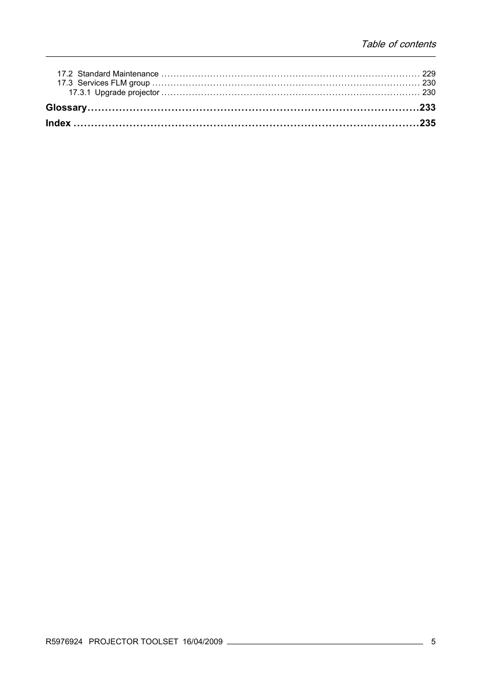 Barco R5976924 User Manual | Page 9 / 245