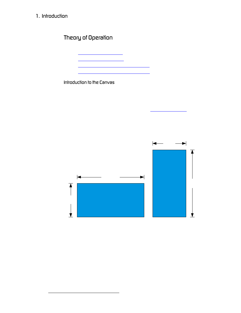 Theory of operation, Introduction to the canvas, Qüéçêó=çñ=lééê~нбзе | Nk==fåíêççìåíáçå, Fåíêççìåíáçå=нз=ньй=`~ео~л | Barco DX-700 User Manual | Page 20 / 230