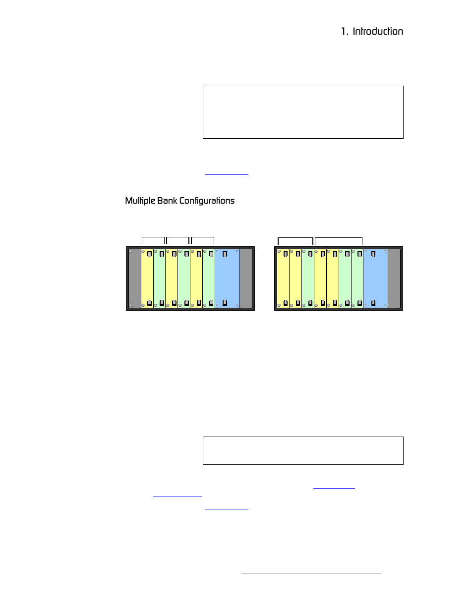 Multiple bank configurations, Nk==fåíêççìåíáçå, Jìäíáéäé=_~ев=`зесбцмк~нбзел | Barco DX-700 User Manual | Page 25 / 230