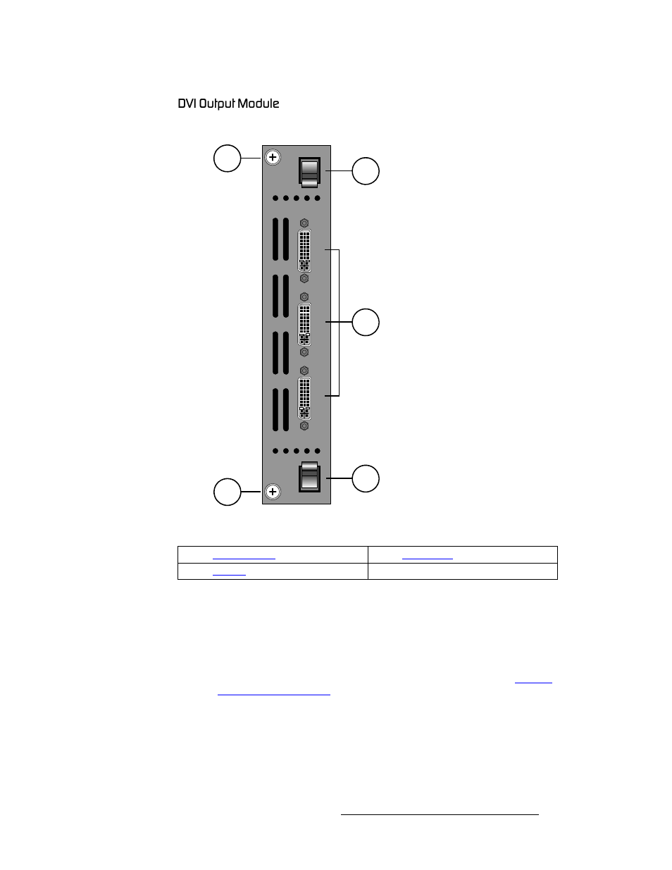 Dvi output module, Asf=lìíéìí=jççìäé, Hardware orientation | Barco DX-700 User Manual | Page 47 / 230