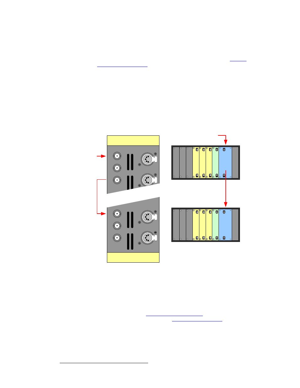 Genlock inputs, Expansion lock output, Rgbhv monitor out | Hardware orientation | Barco DX-700 User Manual | Page 52 / 230