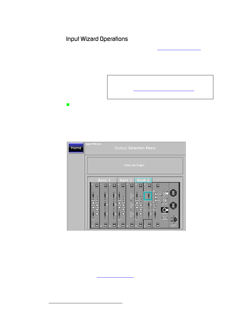 Input wizard operations, Fåéìí=tбт~кз=lééê~нбзел | Barco DX-700 User Manual | Page 94 / 230