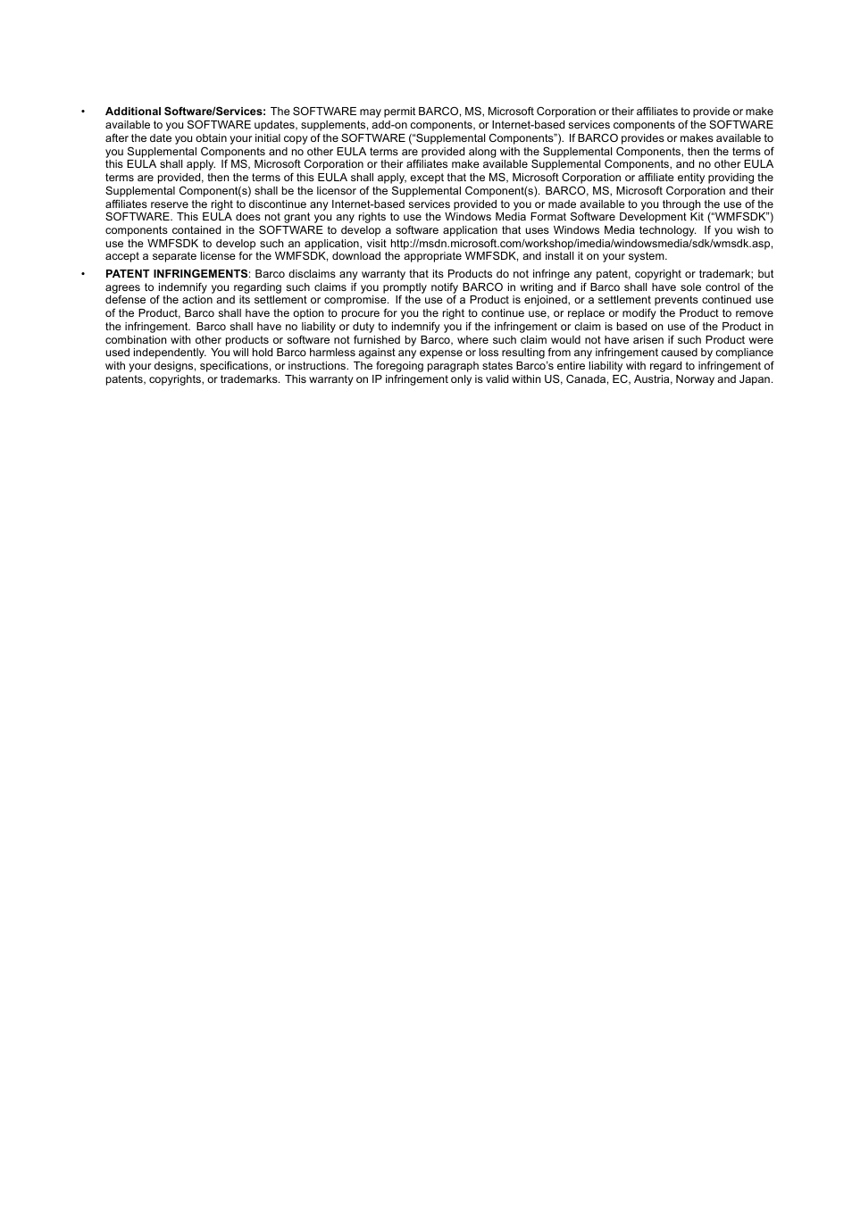 Barco R500 User Manual | Page 5 / 195