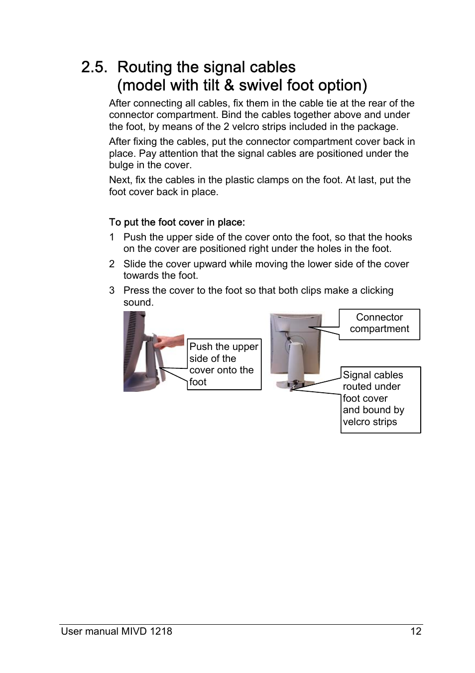 Barco MIVD 1218 User Manual | Page 12 / 31