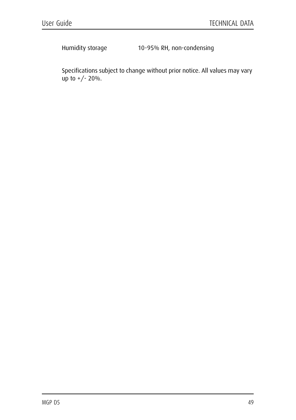 Barco MGP D5 User Manual | Page 49 / 54