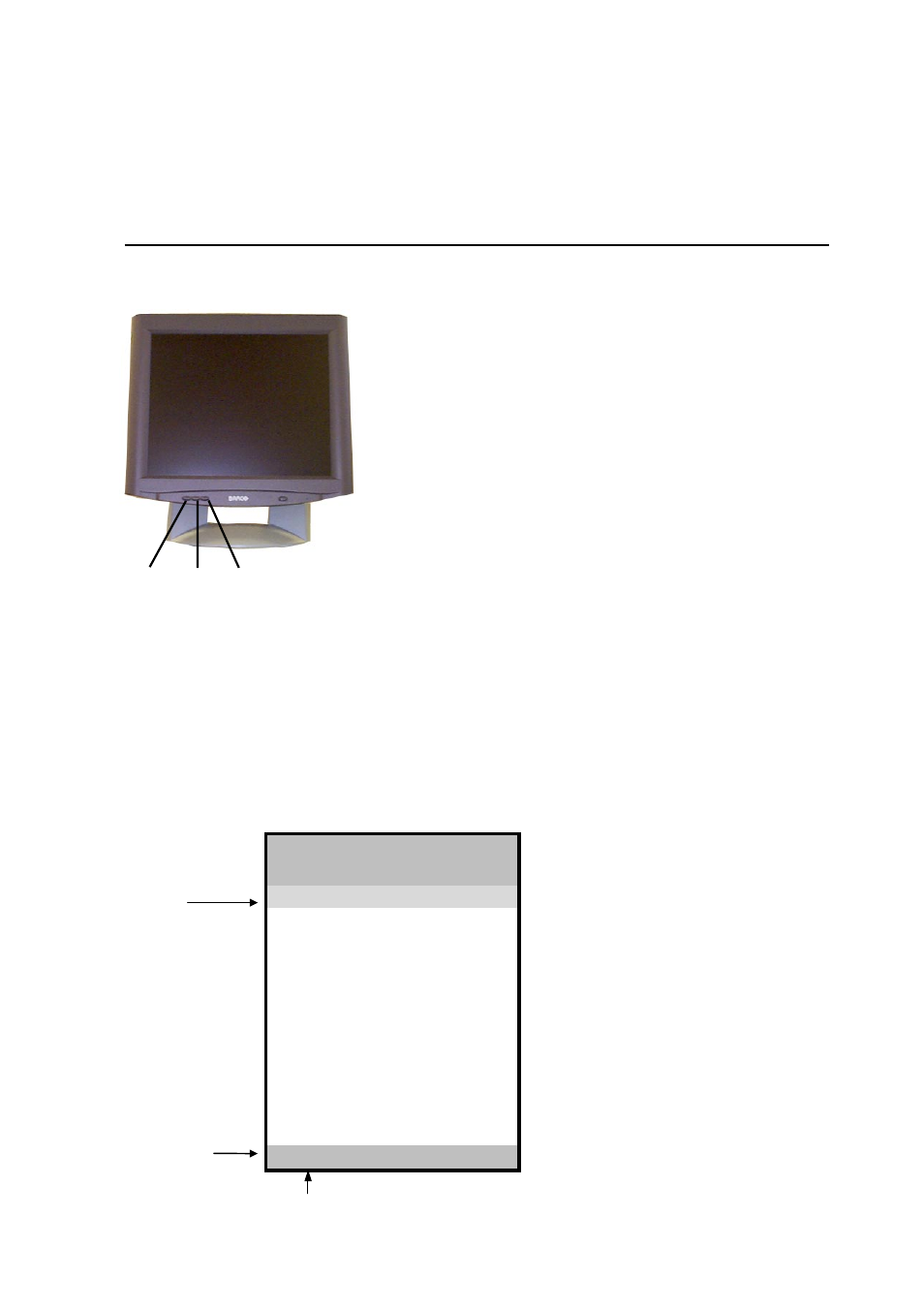 On-screen display (osd) menus, 1 how to use the osd | Barco MFCD 1218 User Manual | Page 11 / 19