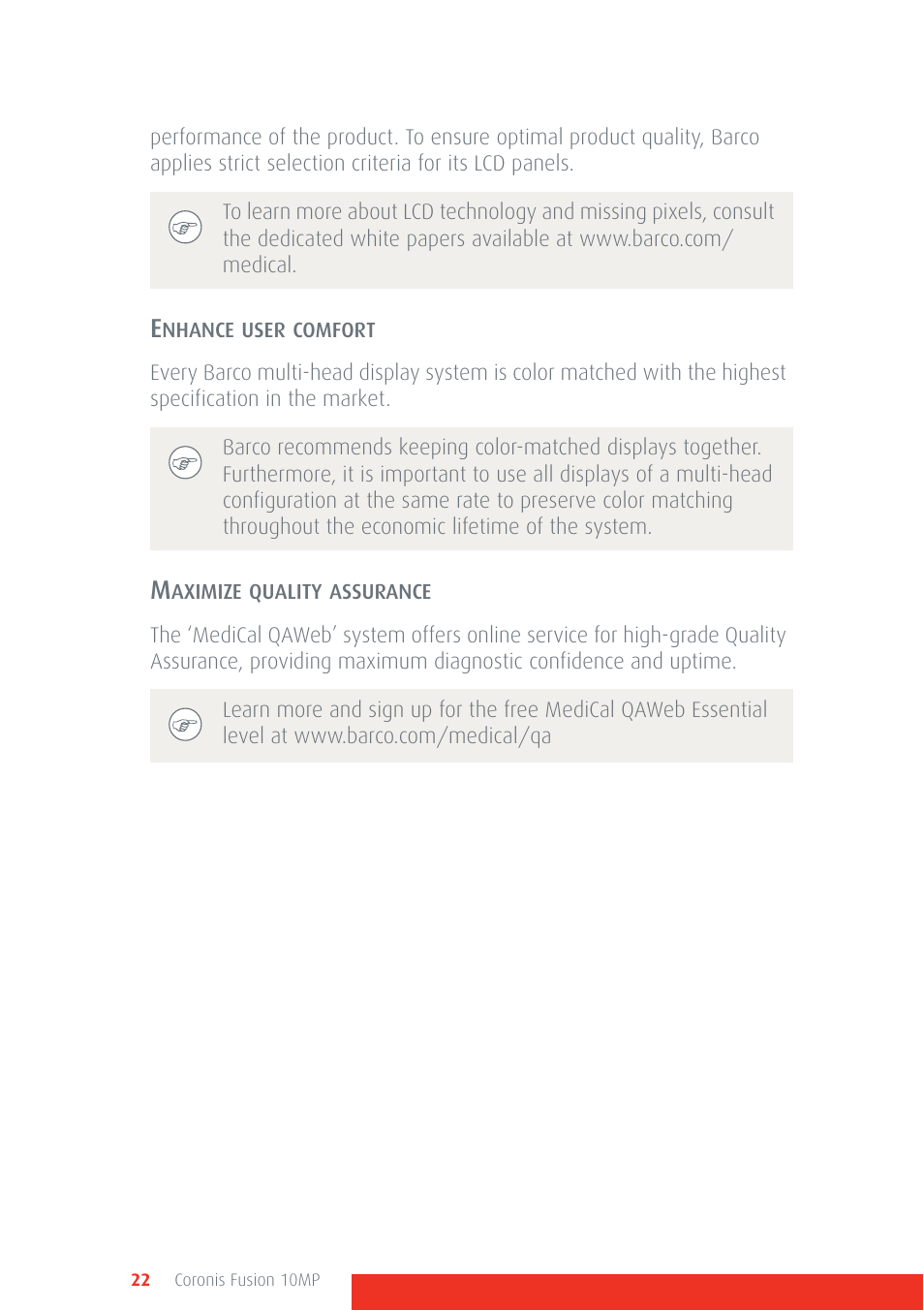 Barco Coronis Fusion 10MP User Manual | Page 22 / 80