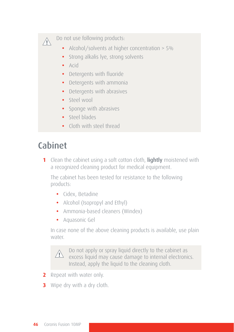 Cabinet | Barco Coronis Fusion 10MP User Manual | Page 46 / 80
