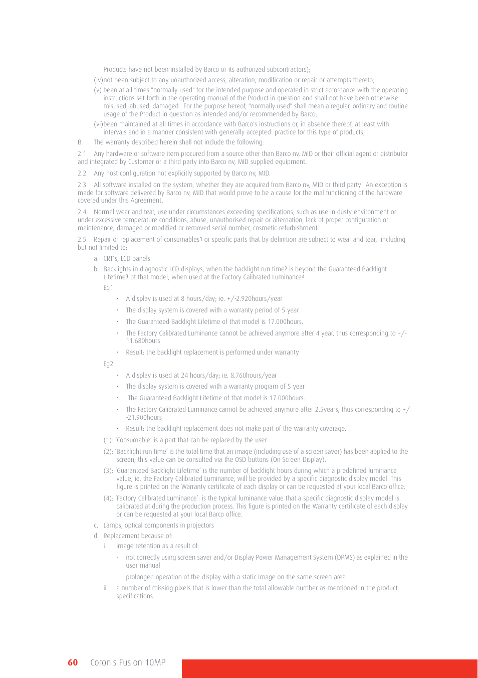 60 coronis fusion 10mp | Barco Coronis Fusion 10MP User Manual | Page 60 / 80