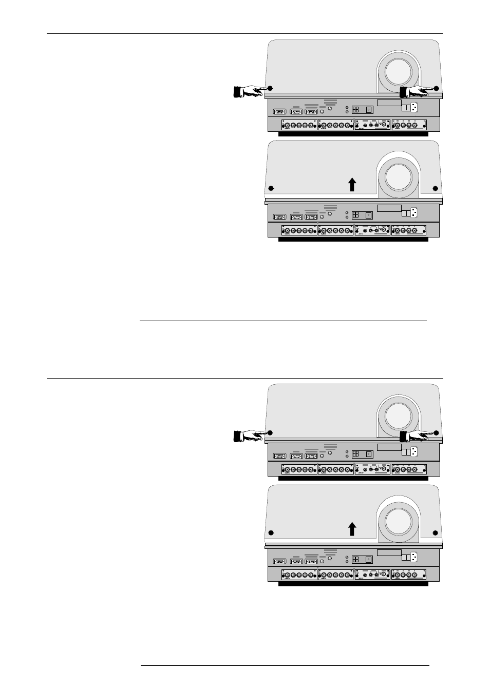 Service mode, How to enable or disable the password function, Change password | Loosen the locking screws. open the top cover | Barco R9001330 User Manual | Page 102 / 131