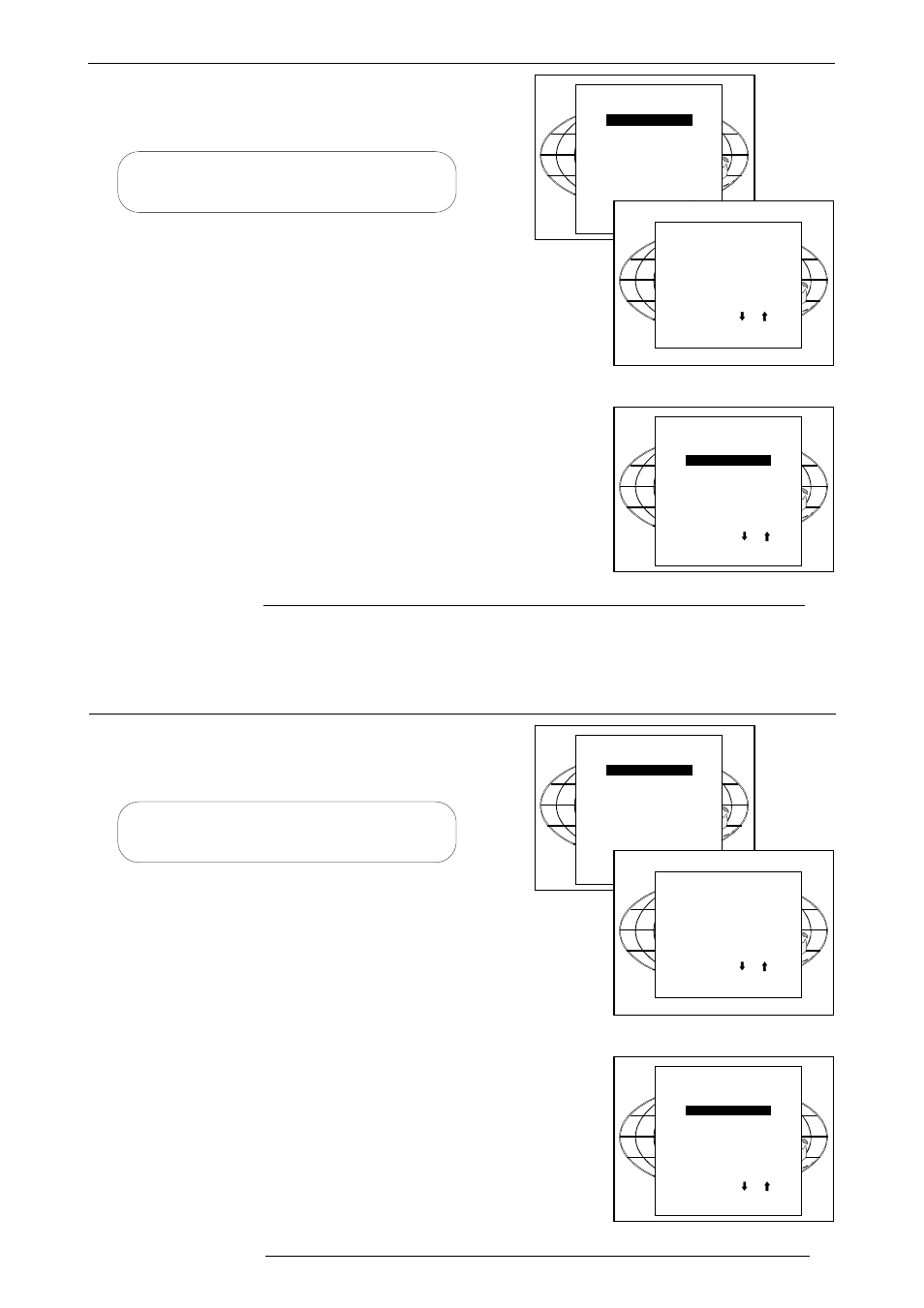 Service mode, How to change the password, Change language | Enter, Exit | Barco R9001330 User Manual | Page 104 / 131