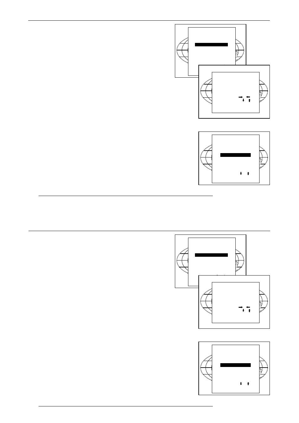 Service mode, Change projector address, Change baudrate pc | Enter | Barco R9001330 User Manual | Page 105 / 131