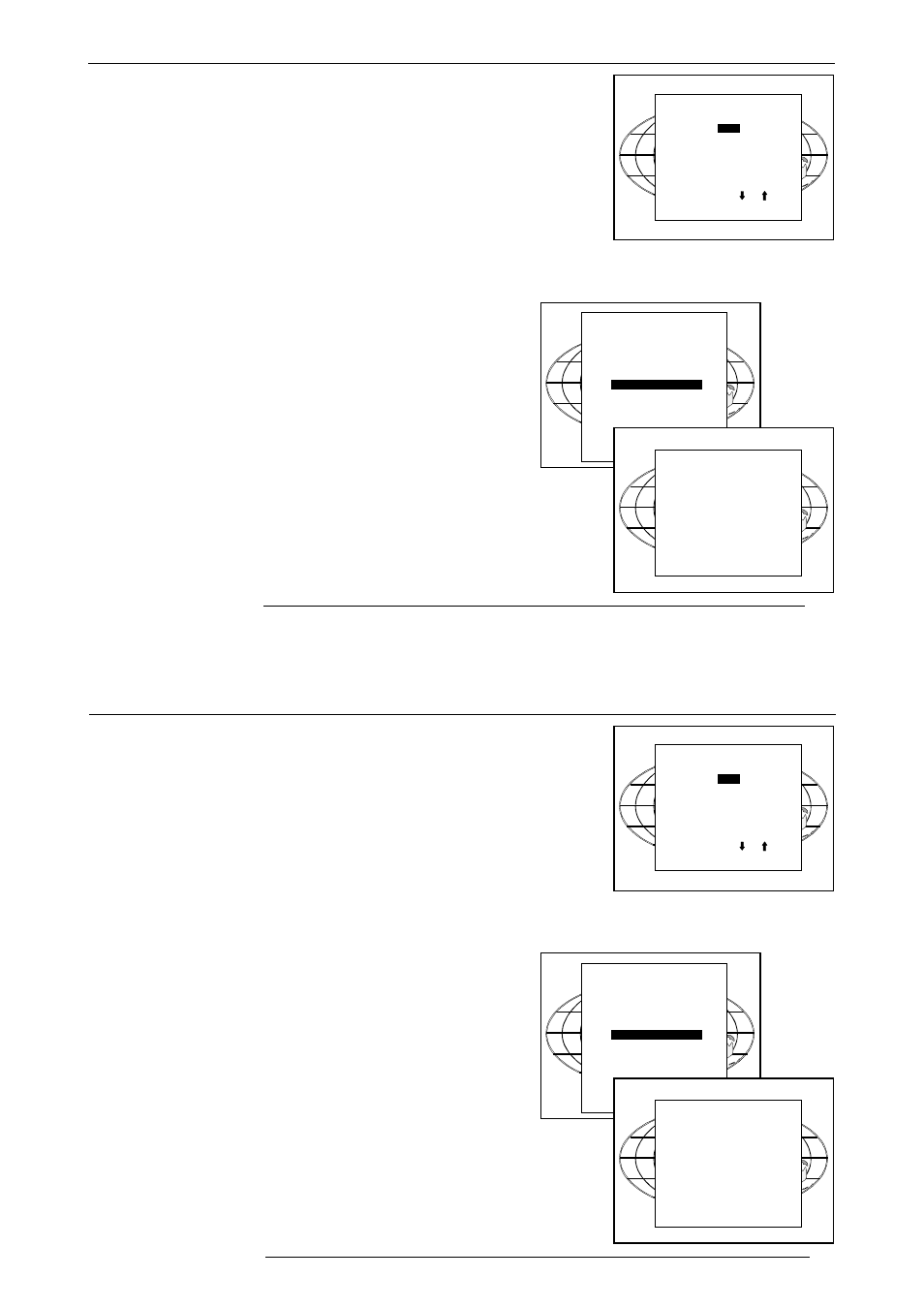 Service mode, Reset lamp runtime, Enter | Exit | Barco R9001330 User Manual | Page 106 / 131