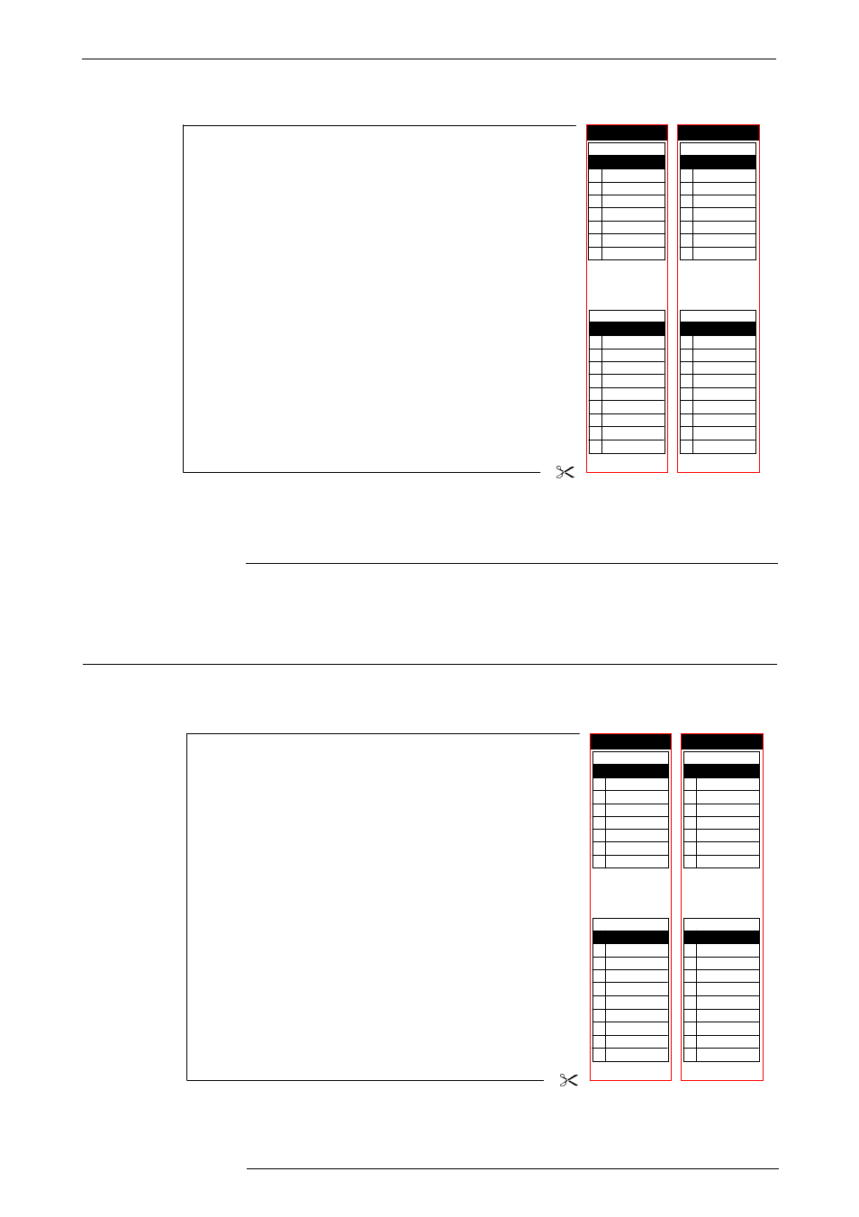 Insert card rcu, R c u | Barco R9001330 User Manual | Page 131 / 131