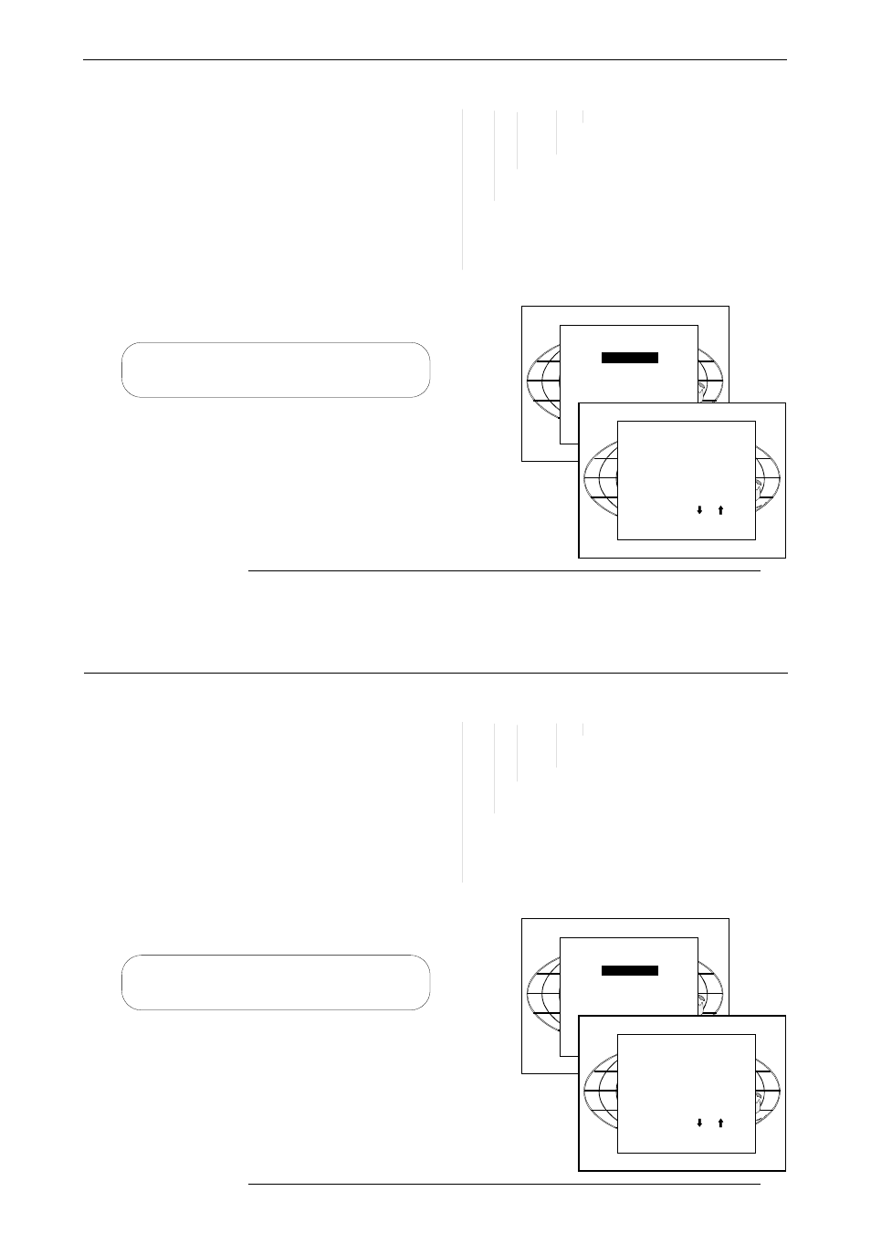 Random access adjustment mode, File service | Barco R9001330 User Manual | Page 68 / 131