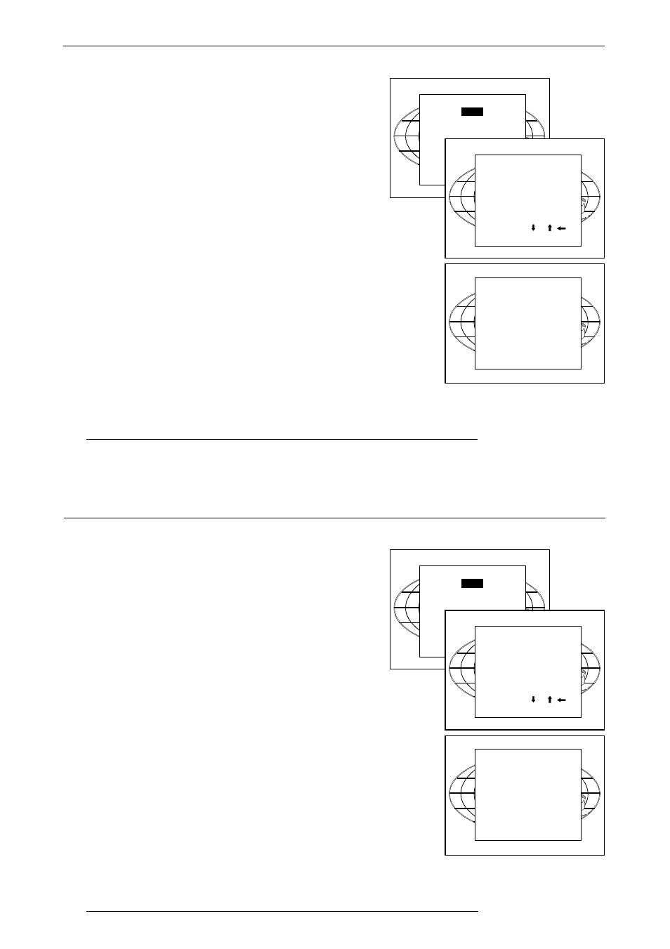 Random access adjustment mode, Load file, Enter | Exit | Barco R9001330 User Manual | Page 69 / 131