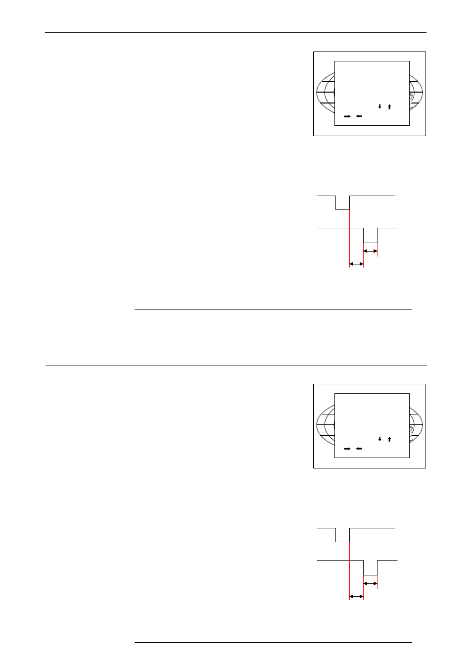 Random access adjustment mode, Options, Enter | Barco R9001330 User Manual | Page 72 / 131