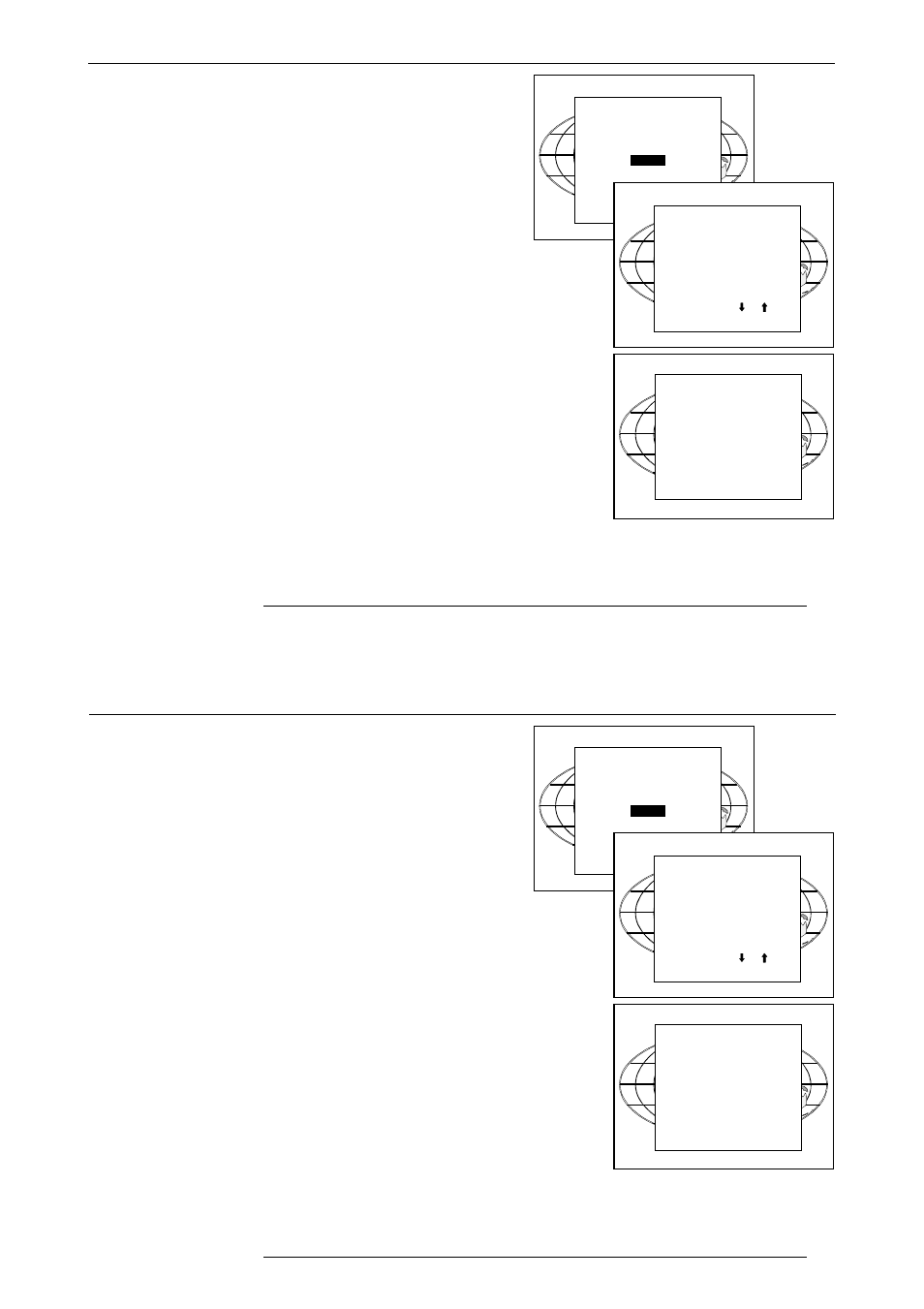 Random access adjustment mode, Delete, Enter | Exit | Barco R9001330 User Manual | Page 76 / 131