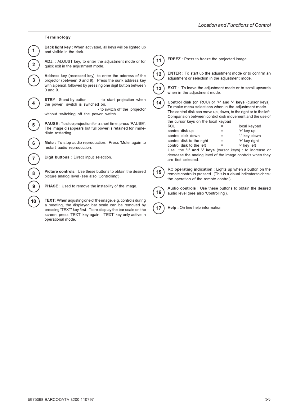 Barco R9001190 User Manual | Page 11 / 48