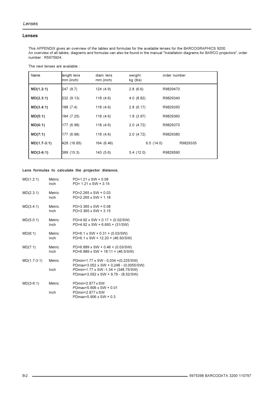 Barco R9001190 User Manual | Page 46 / 48