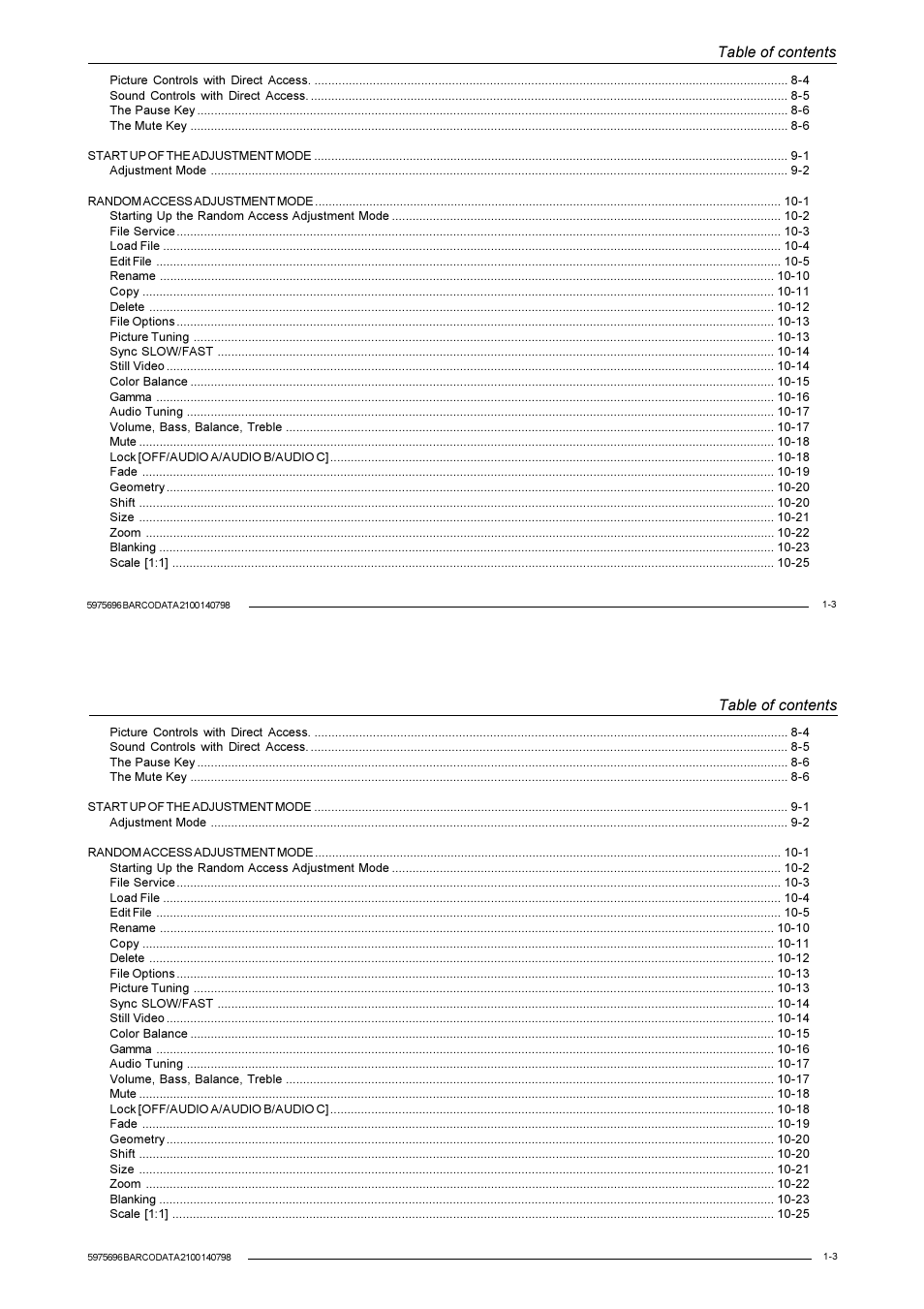 Barco R9001070 User Manual | Page 5 / 121