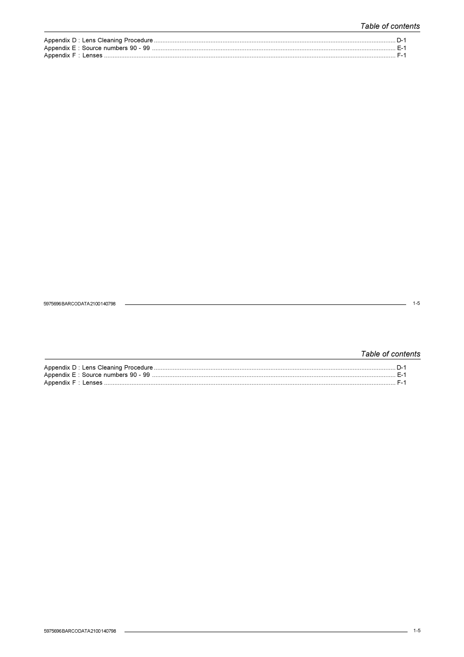 Barco R9001070 User Manual | Page 7 / 121
