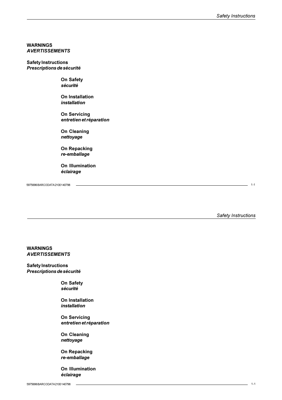 Barco R9001070 User Manual | Page 8 / 121