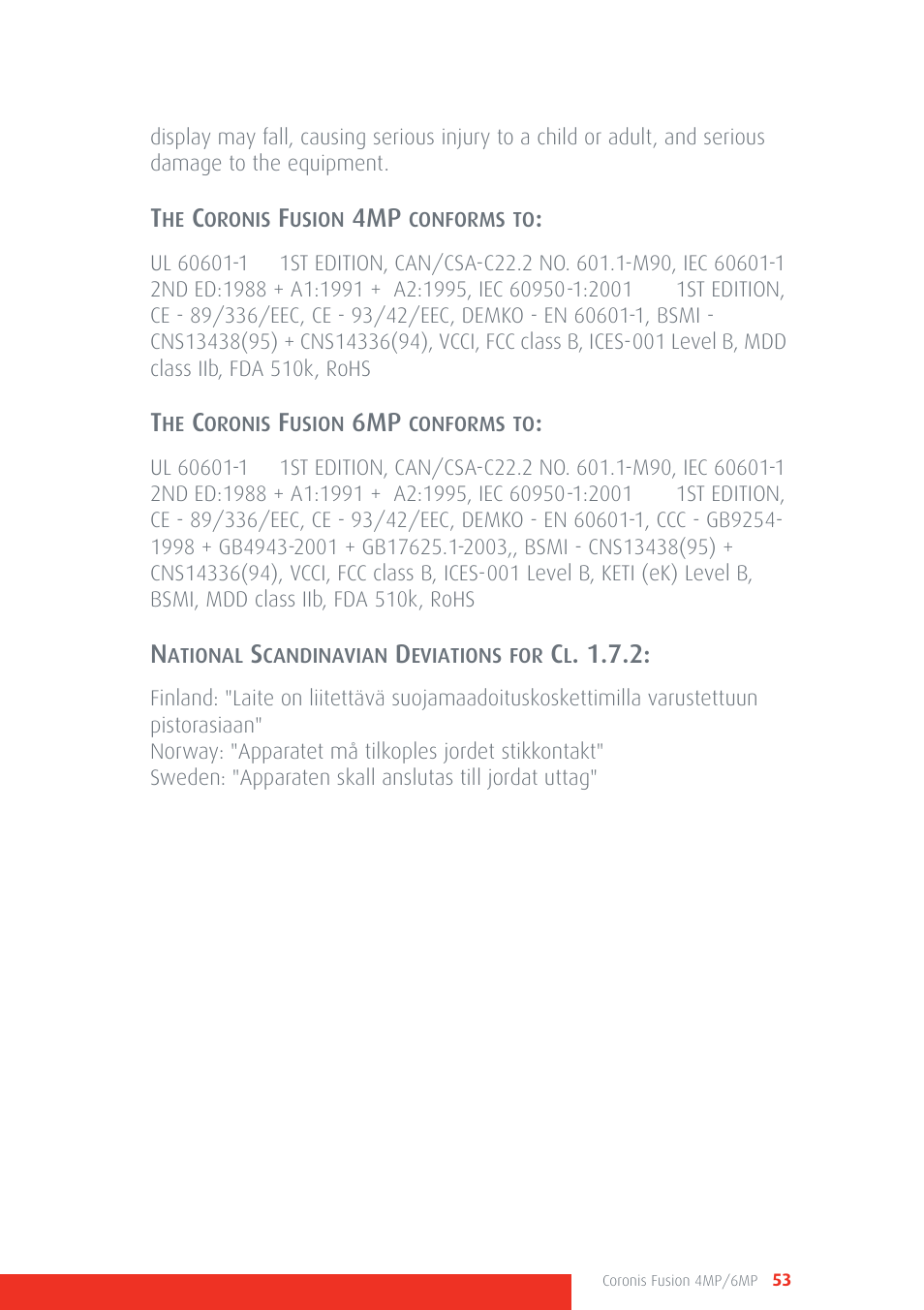 Barco CORONIS FUSION 4MP/6MP User Manual | Page 53 / 72