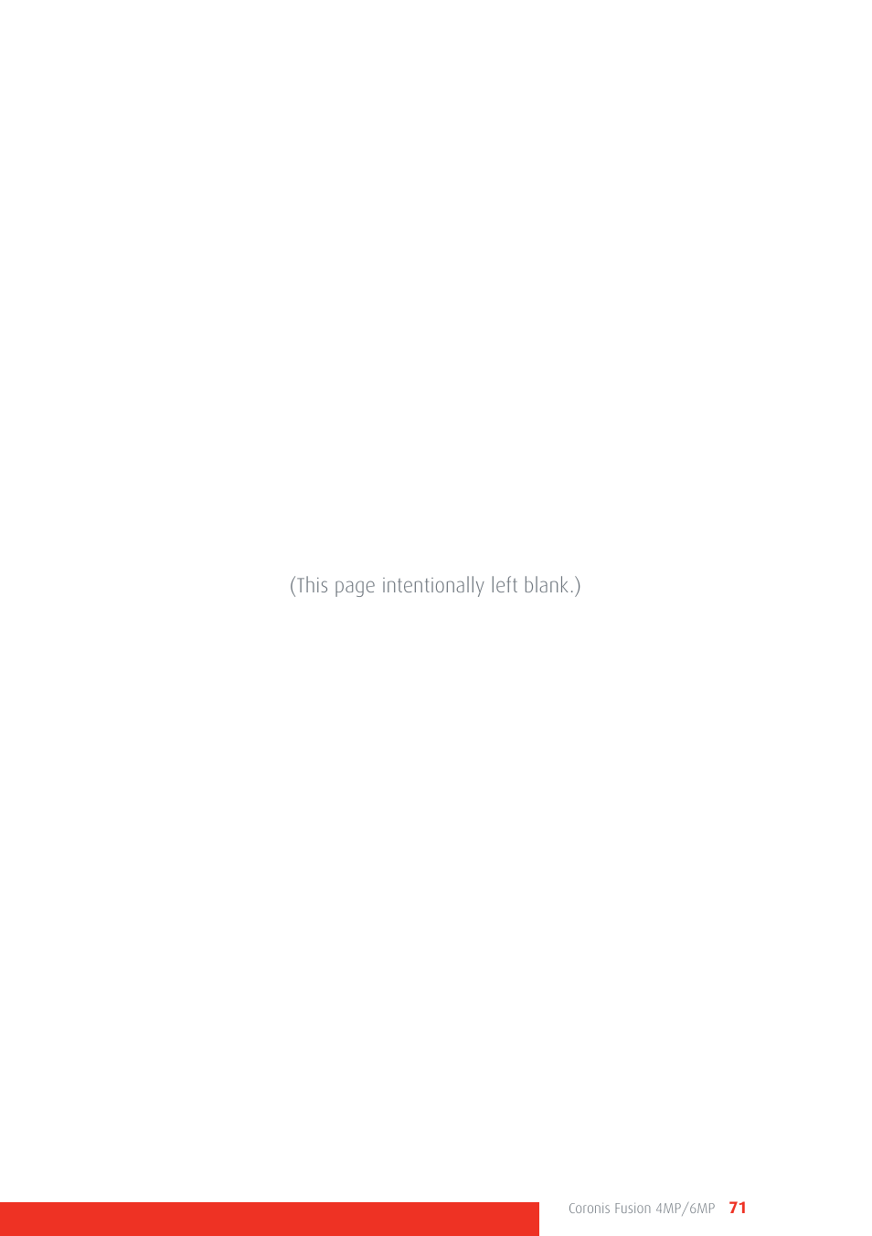 This page intentionally left blank.) | Barco CORONIS FUSION 4MP/6MP User Manual | Page 71 / 72