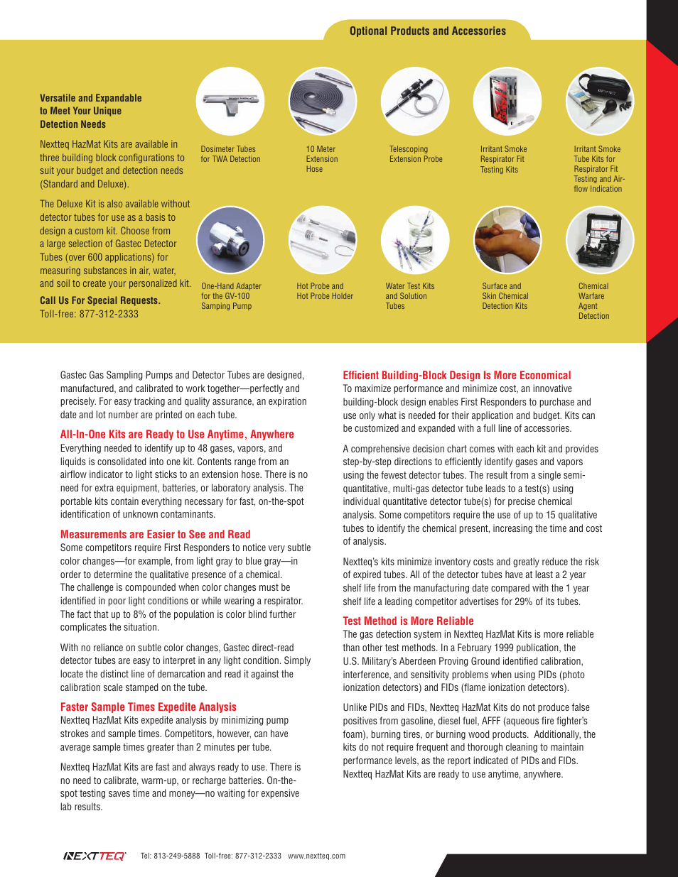 Nextteq Deluxe HazMat Kit (without tubes) User Manual | Page 3 / 4