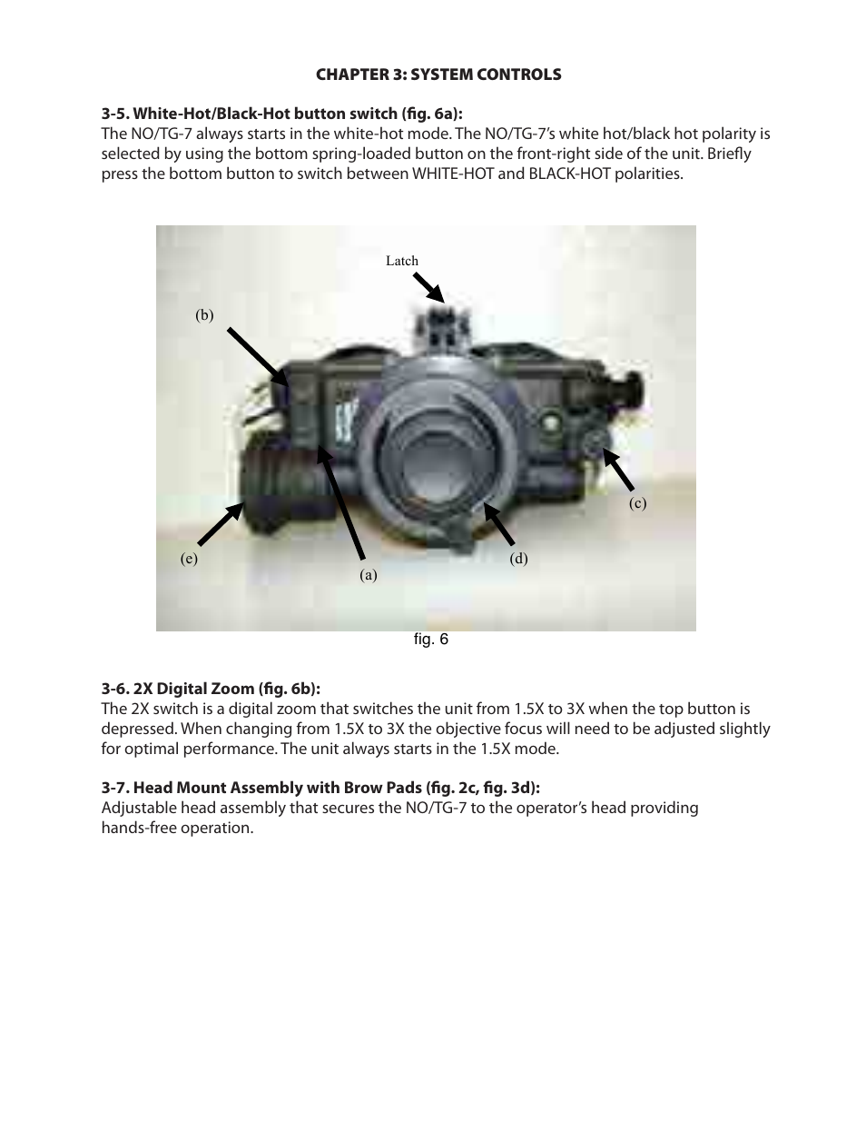 Night Optics TG-7 Thermal Goggle/Binocular (30Hz) User Manual | Page 10 / 16