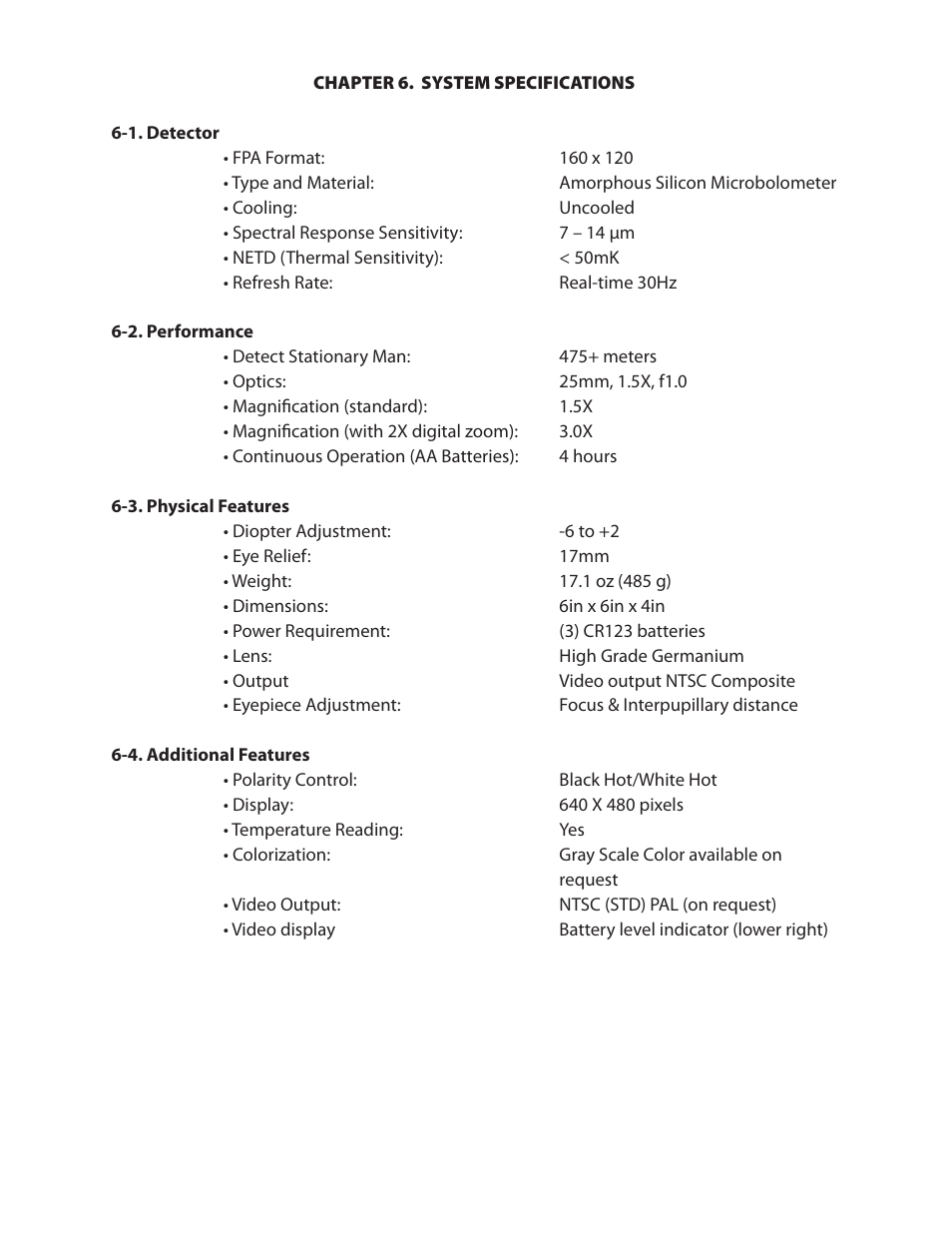 Night Optics TG-7 Thermal Goggle/Binocular (30Hz) User Manual | Page 3 / 16