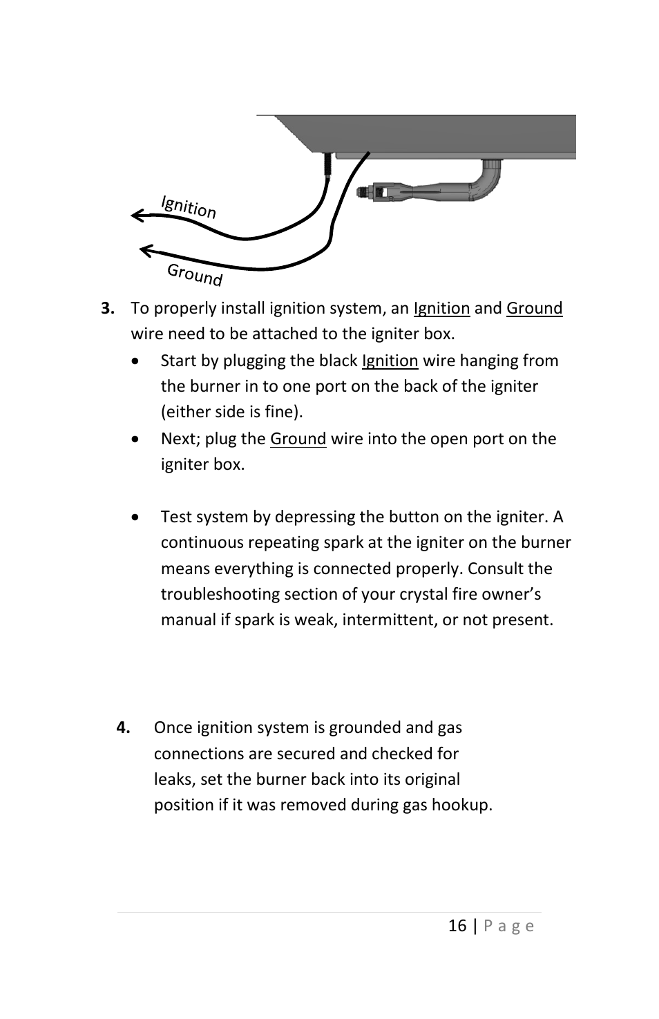 Outdoor Great Room Colonial and Grand Colonial Fire Pit Tables User Manual | Page 16 / 20