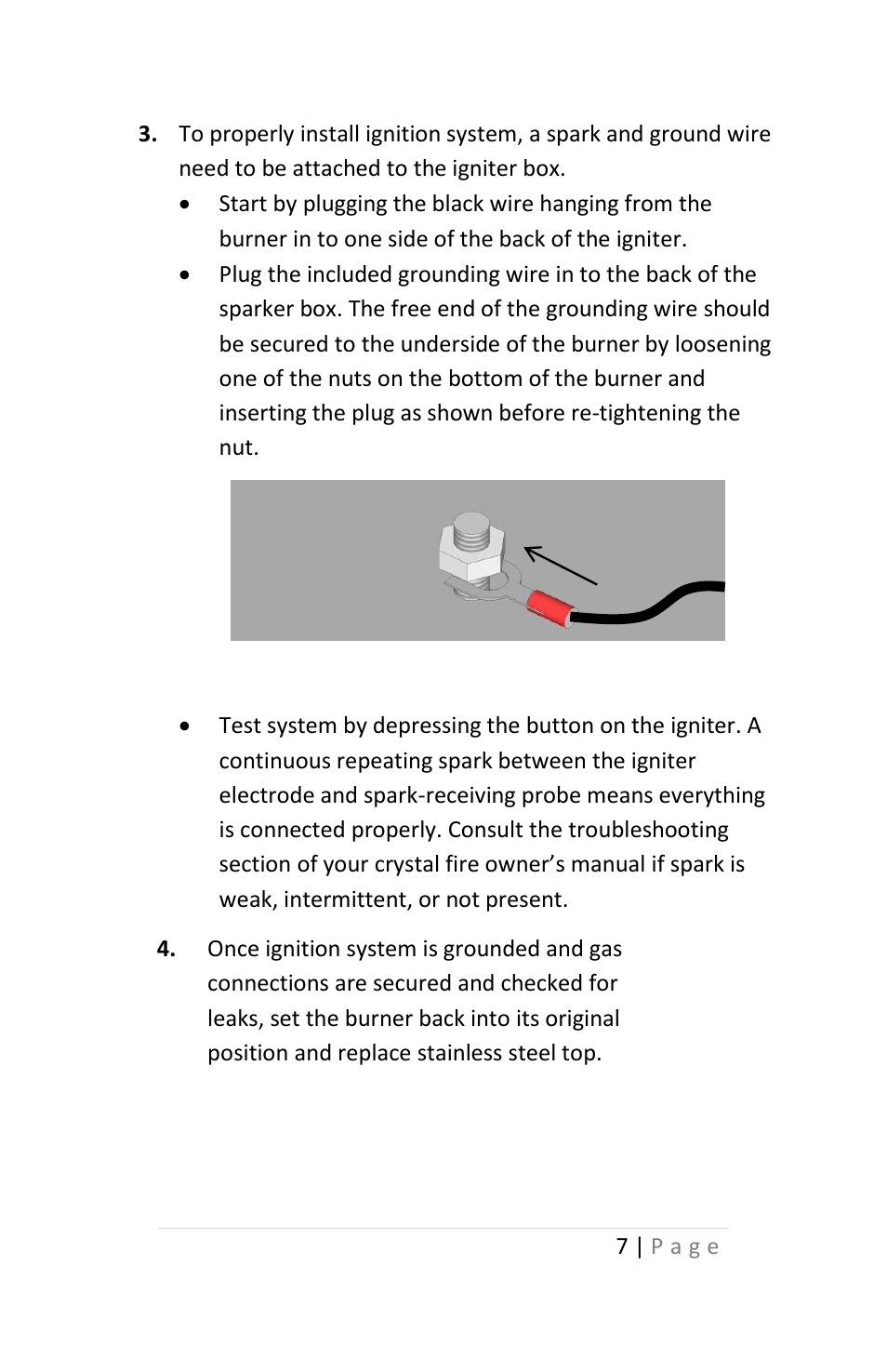 Outdoor Great Room Grand Colonial Fire Pit Table User Manual | Page 7 / 12