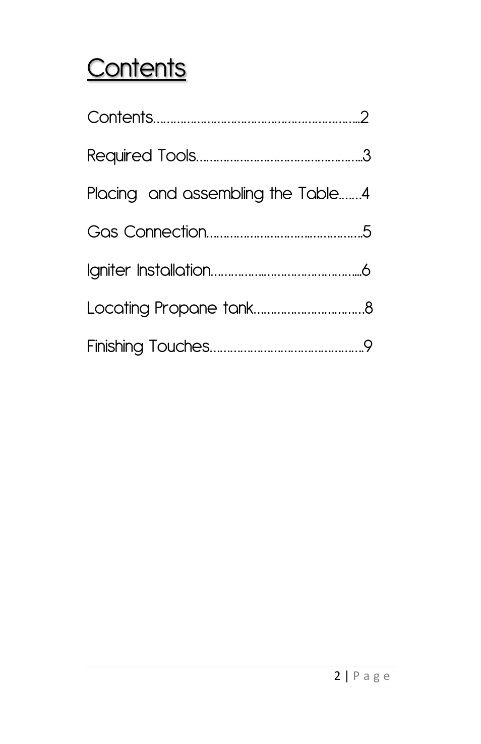 Outdoor Great Room Key Largo Fire Pit User Manual | Page 2 / 12