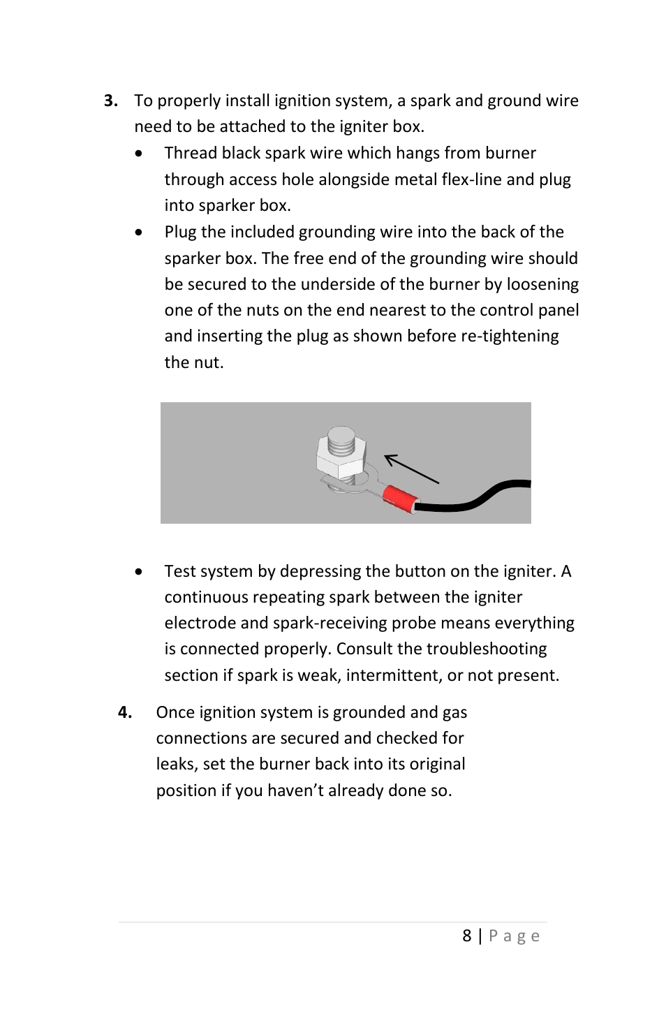 Outdoor Great Room Uptown Fire Pit Table User Manual | Page 8 / 12