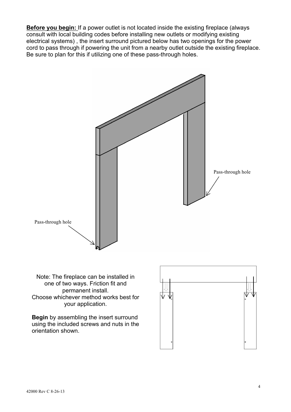 Outdoor Great Room GI-29 Insert surrounds IS-42 User Manual | Page 4 / 9