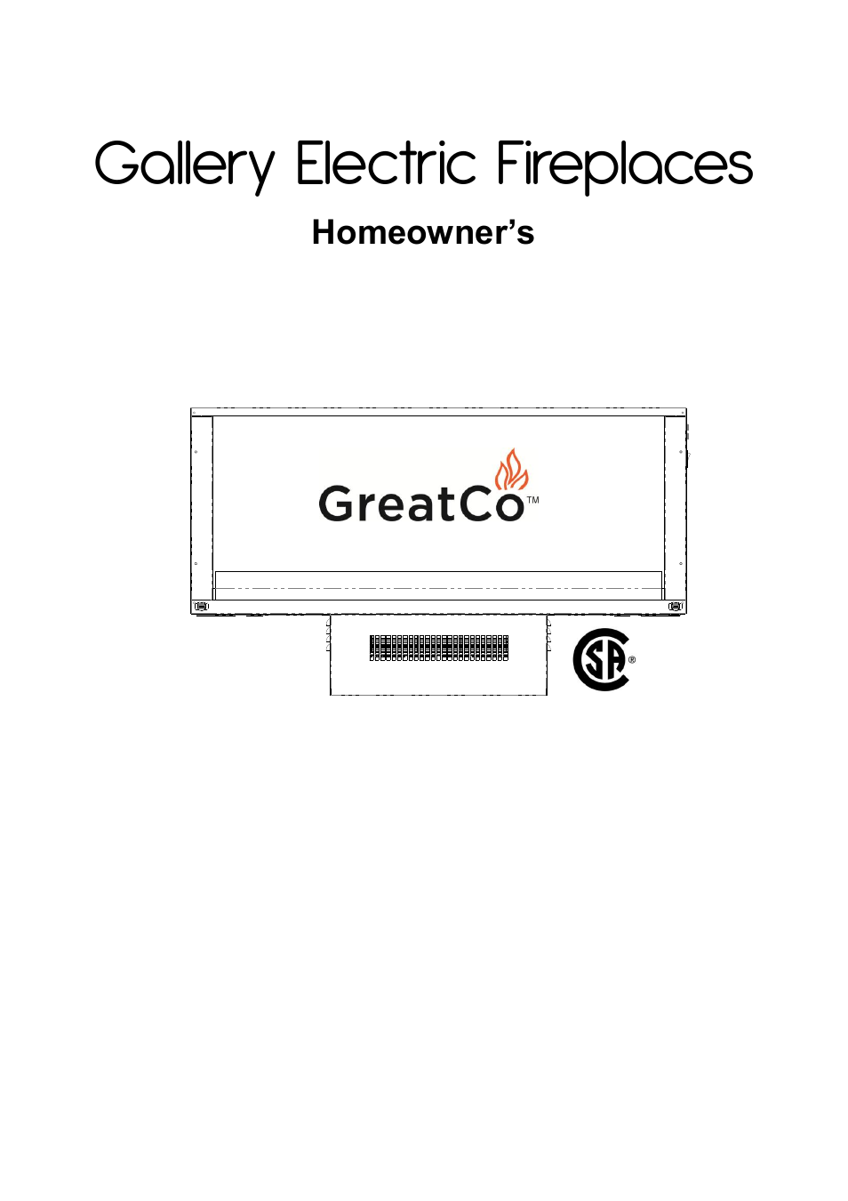 Outdoor Great Room GE-94 User Manual | 9 pages