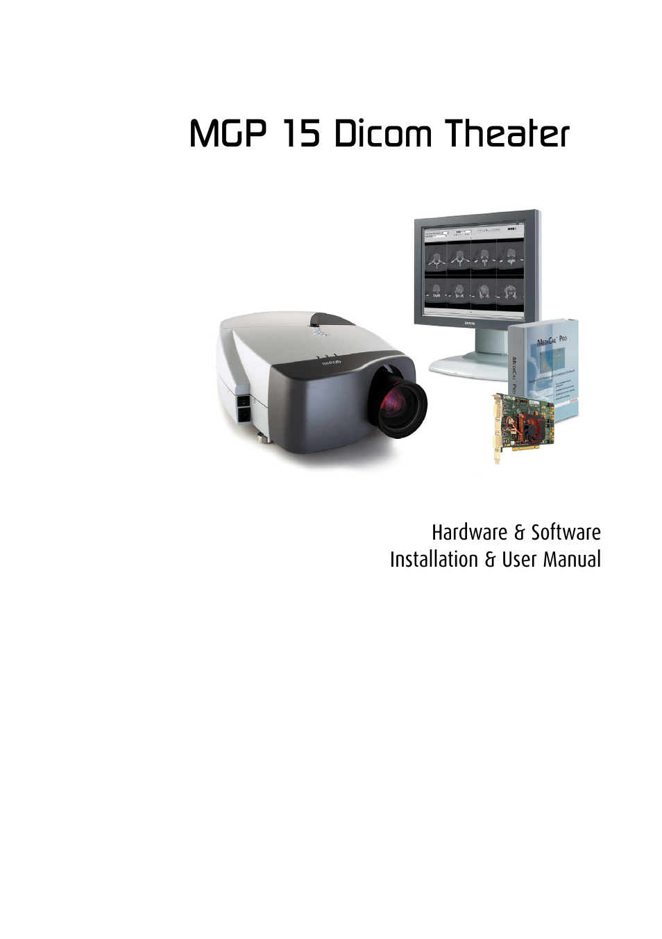 Barco DICOM THEATER MGP 15 User Manual | 102 pages